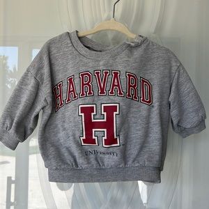 H&M Harvard sweater and pants